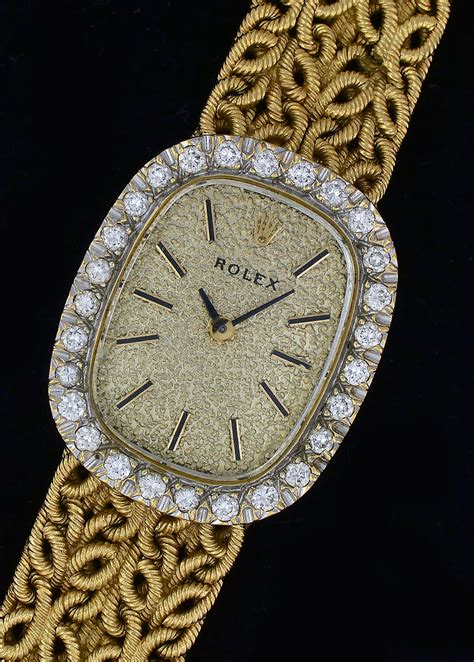 vintage ladies gold rolex|rolex 18k gold watch.